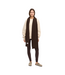 Merino Wool Scarf Coffee Brown