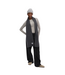 Merino Wool Scarf Lava Grey