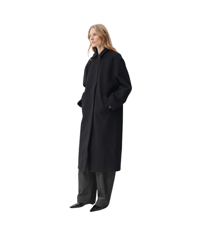Janice B Techwool Navy