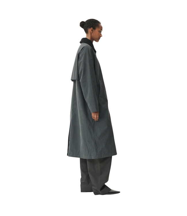 Long Coach Washed Black