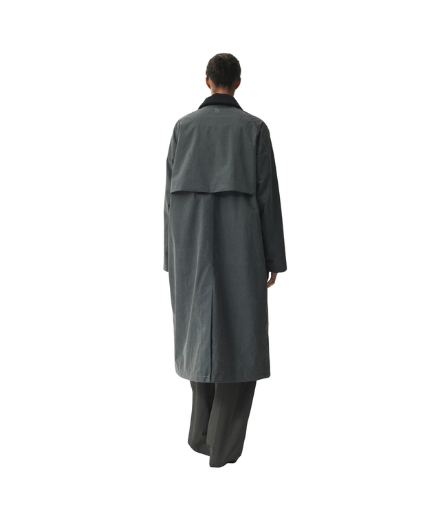 Long Coach Washed Black