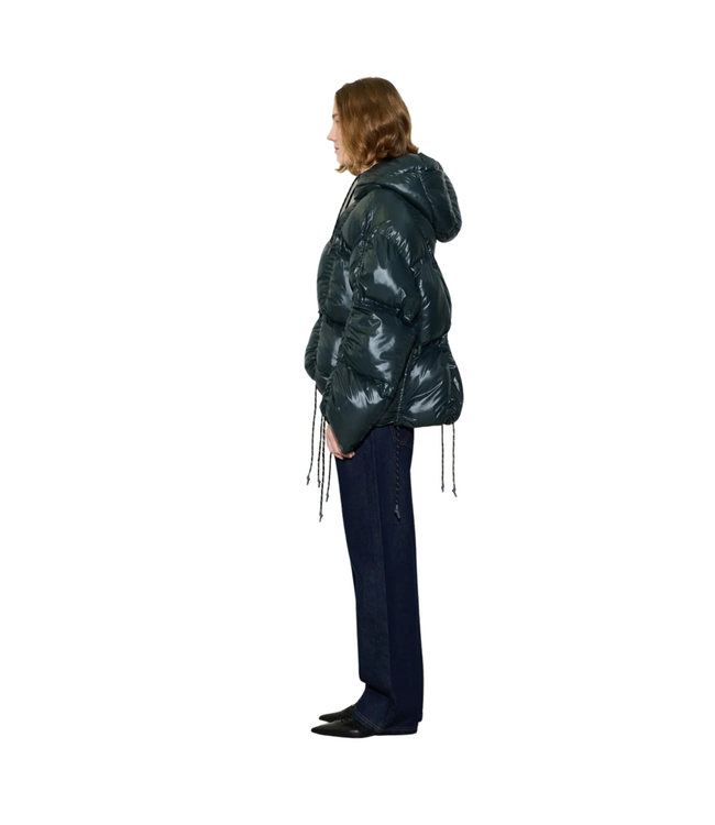 Paris Puffer Jacket Dark Green