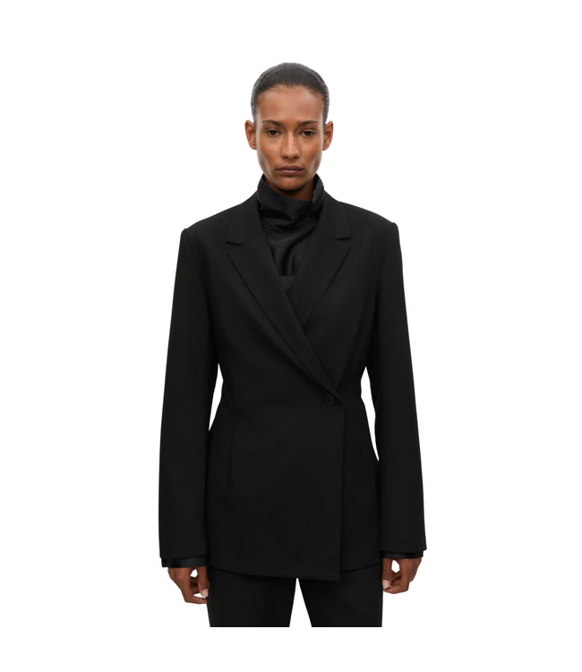 Salot Buckle Blazer Black