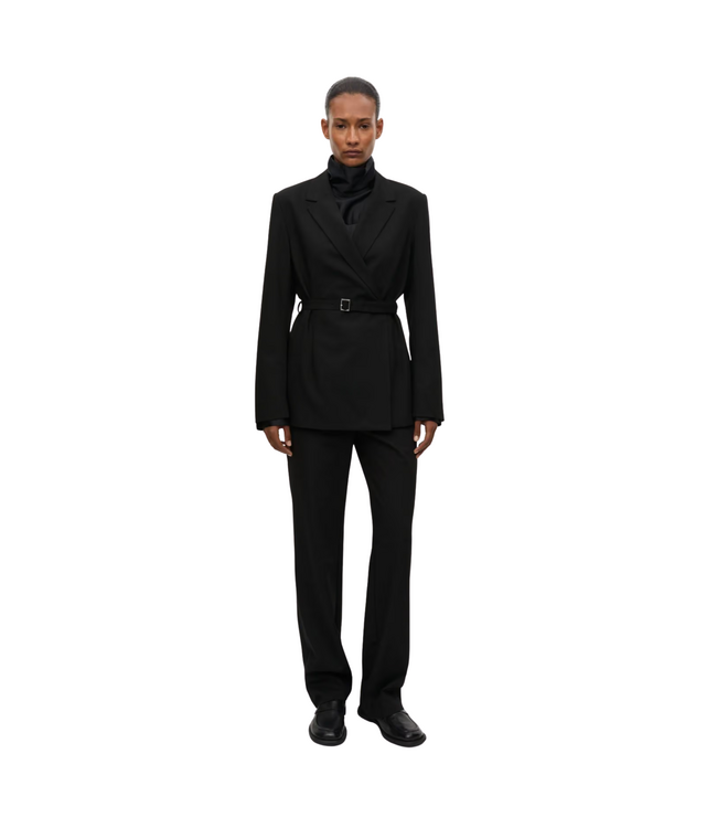 Salot Buckle Blazer Black