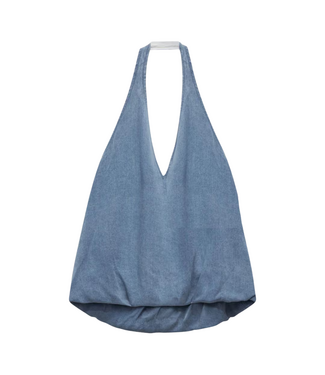 Samsoe Samsoe Sadaphne Halter Top Denim Blue