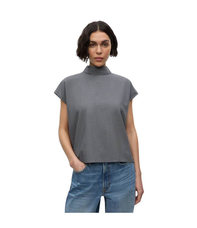 Sahoys Top Grey Mel