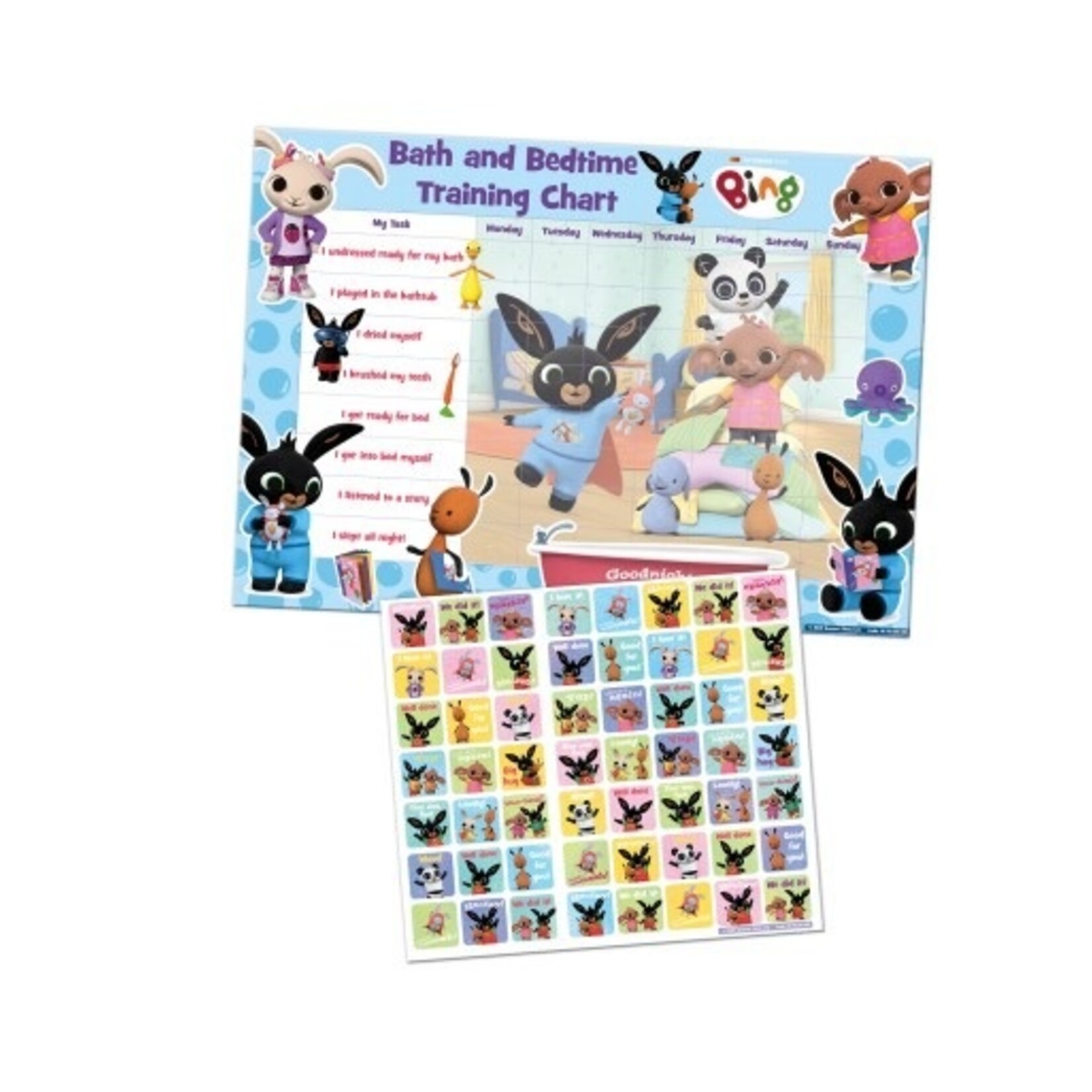 Paper Projects Bing Beloningskaart Bed & Bad