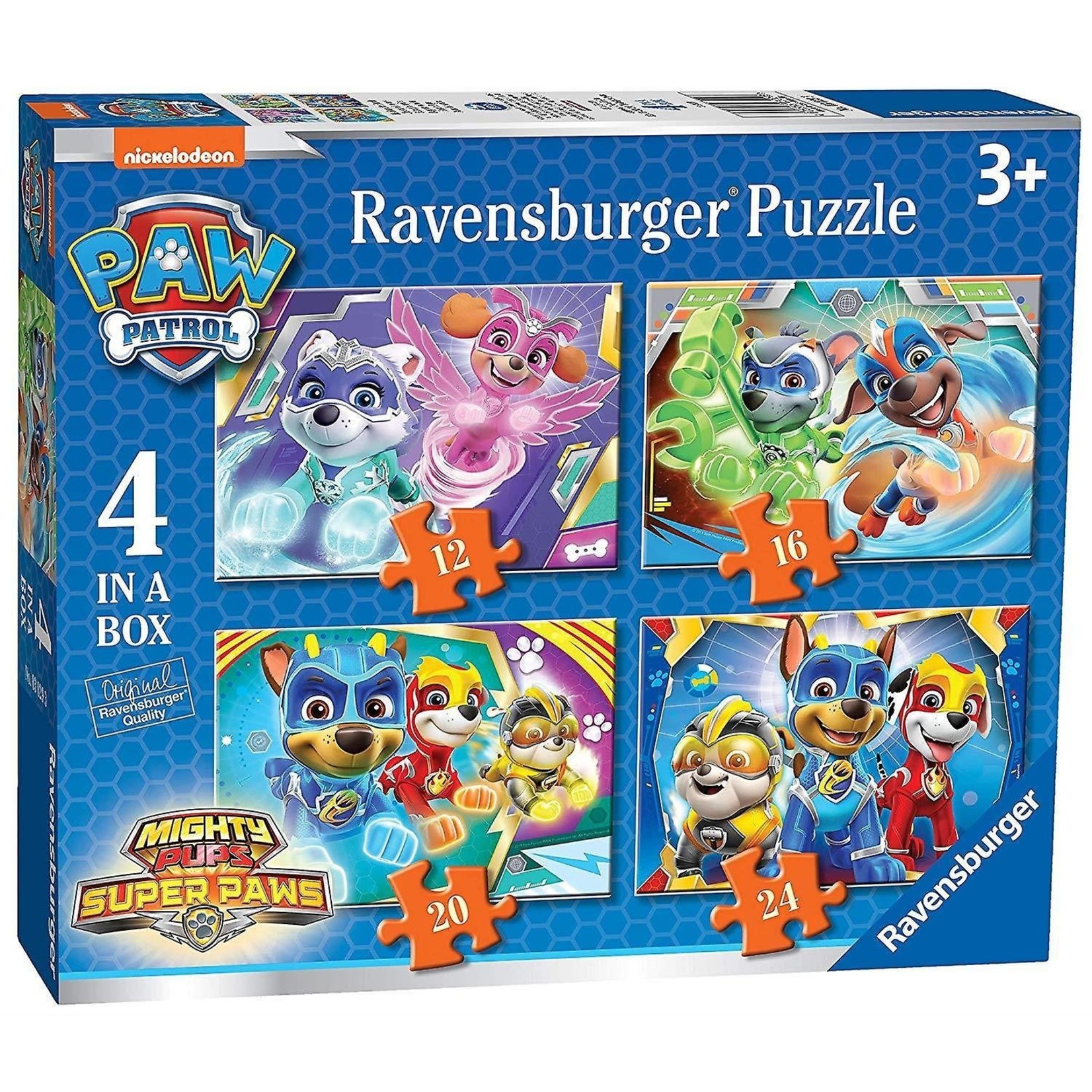 Ravensburger PAW Patrol 4 in 1 Mighty Pups Puzzle Ravensburger