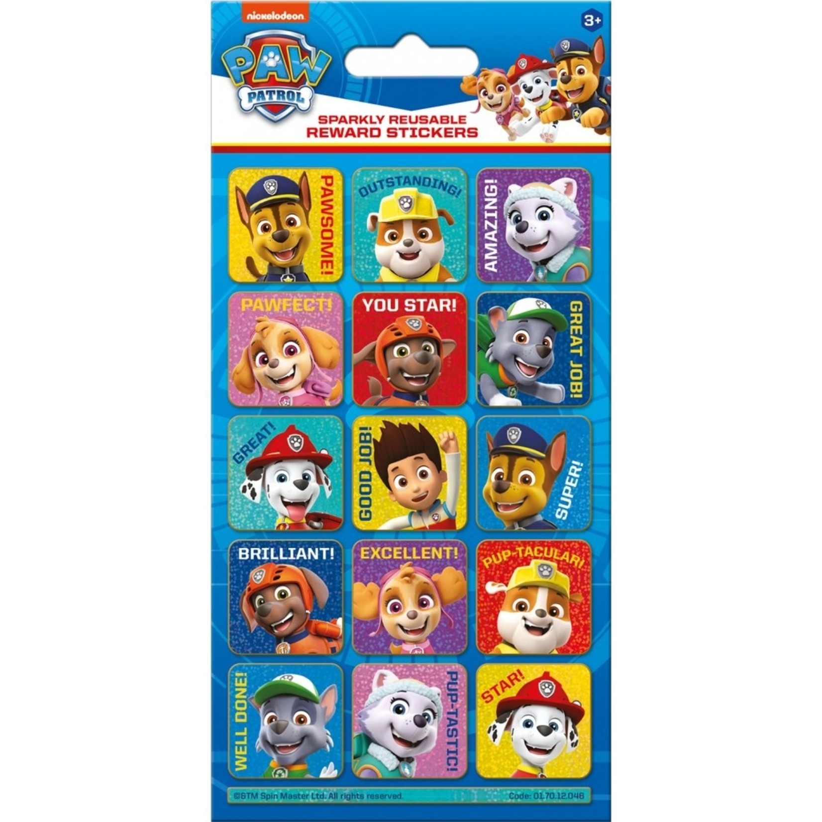 Paper Projects Paw Patrol Beloningsstickers