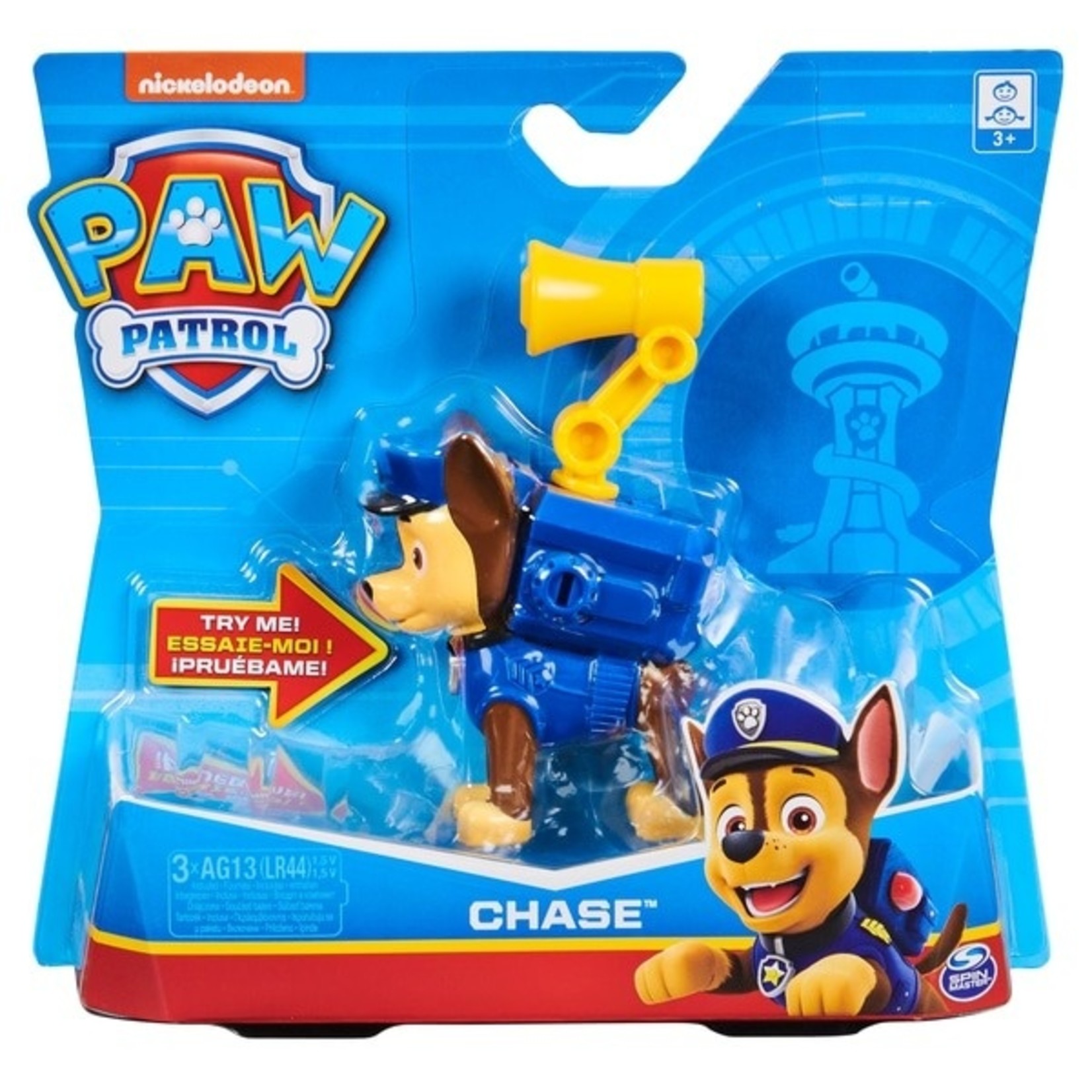 bijvoeglijk naamwoord Knop paars Paw Patrol Action Pack Chase - BreMaToys