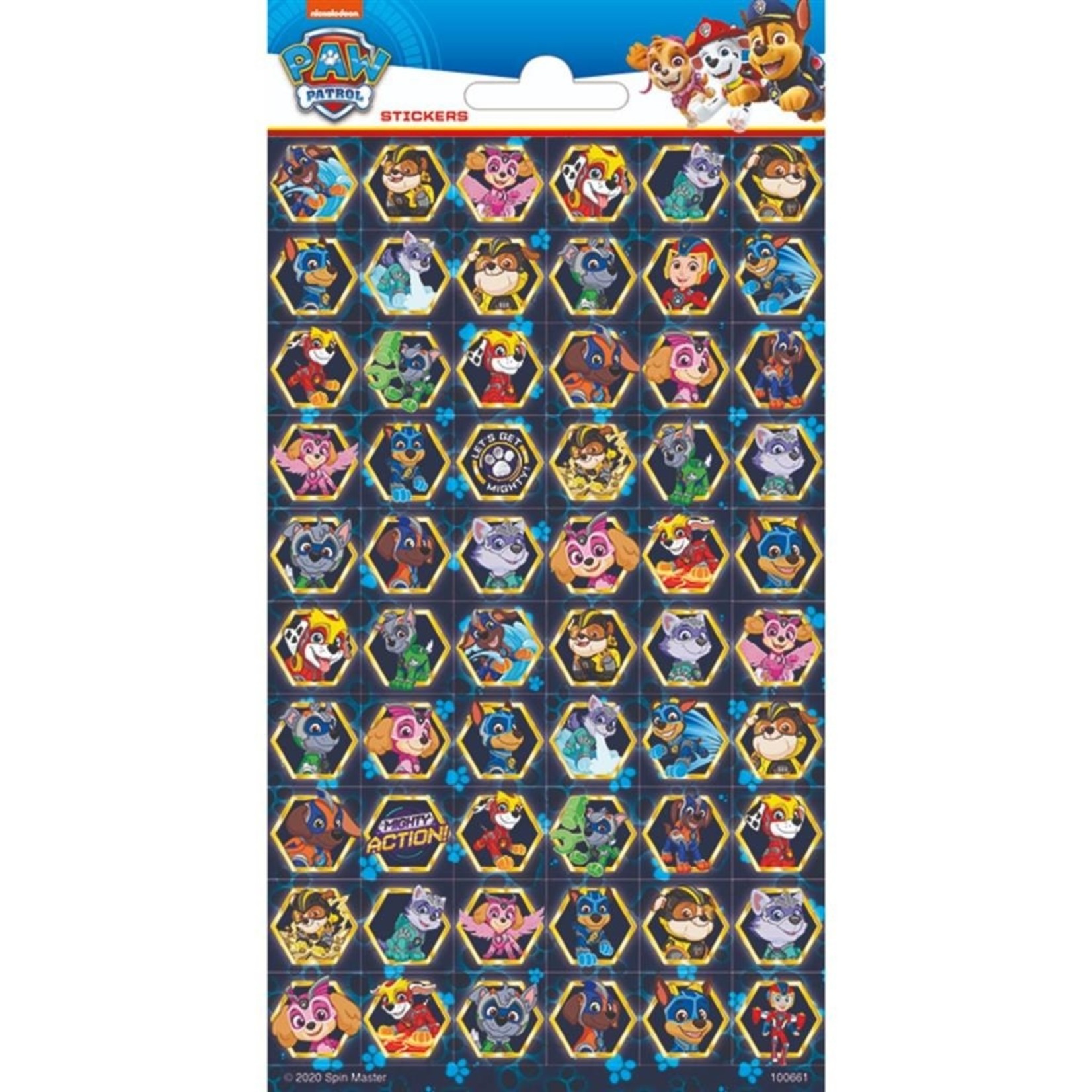 Paw Patrol Mighty Pups Stickers