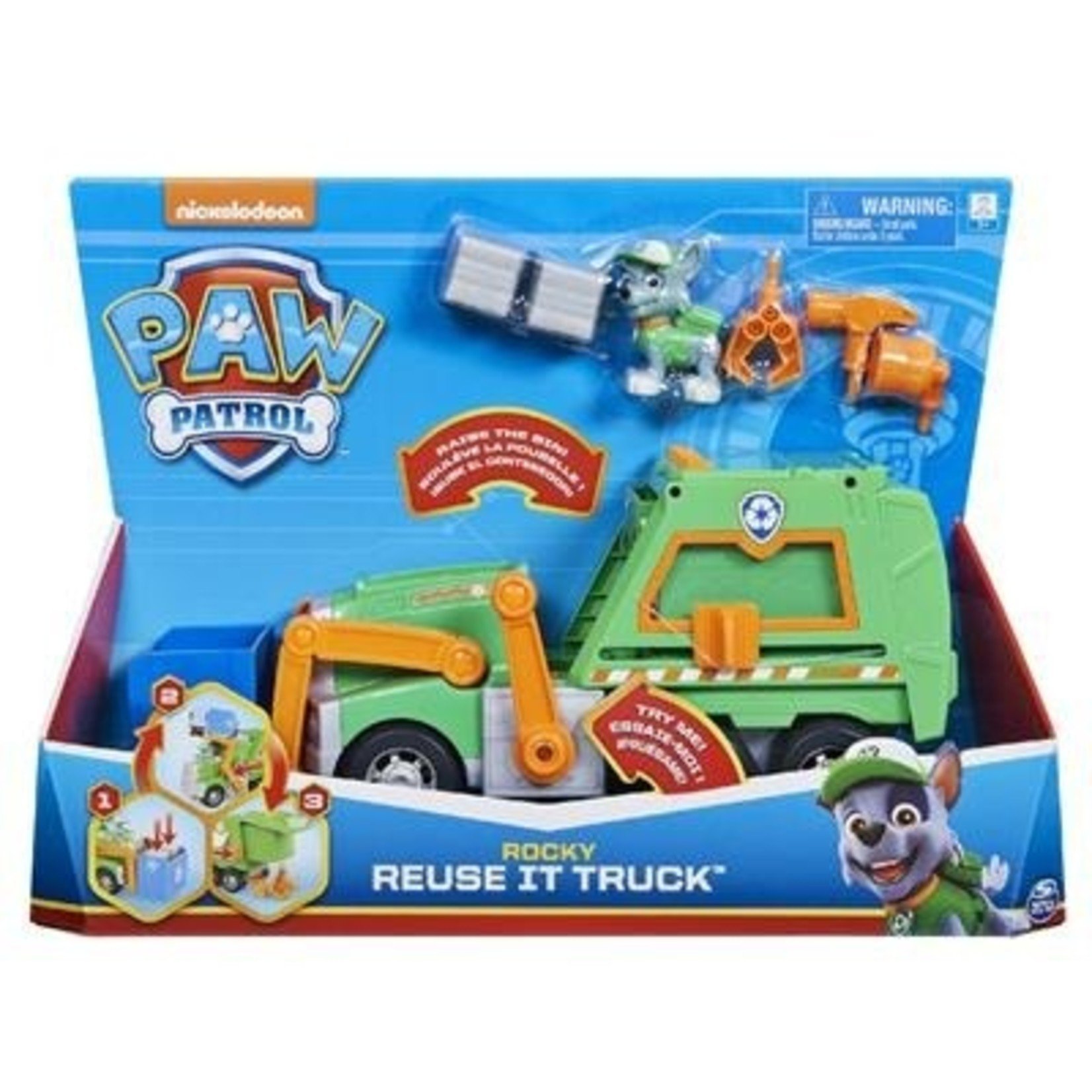 Spin Master Paw Patrol Rocky's Re-Use It Truck