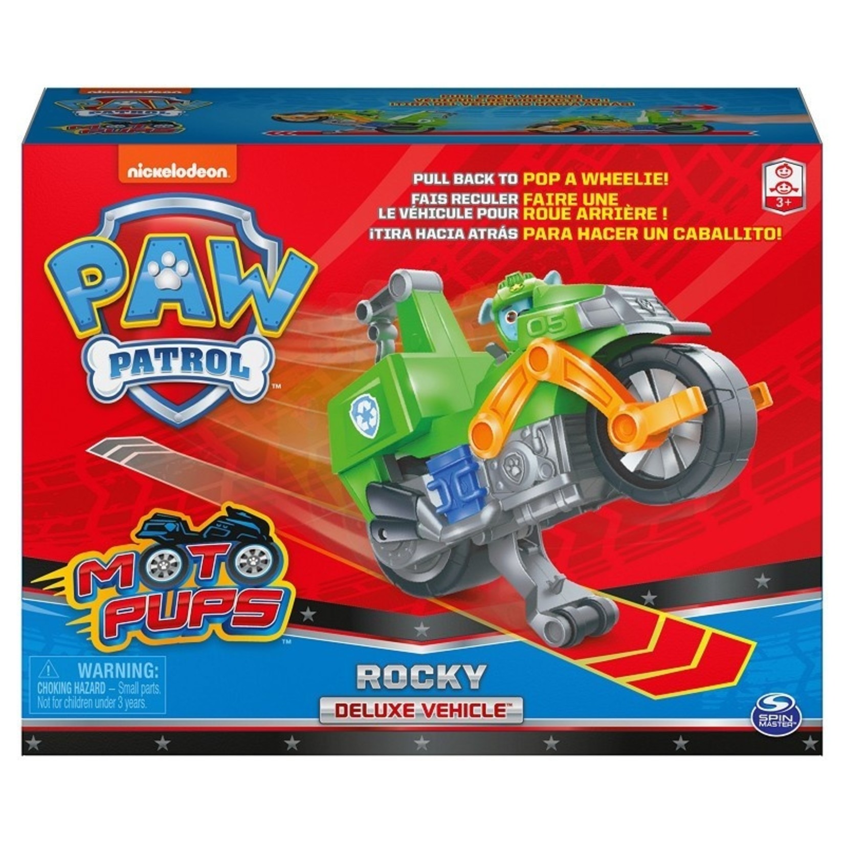 Spin Master Paw Patrol Moto Themed Rocky