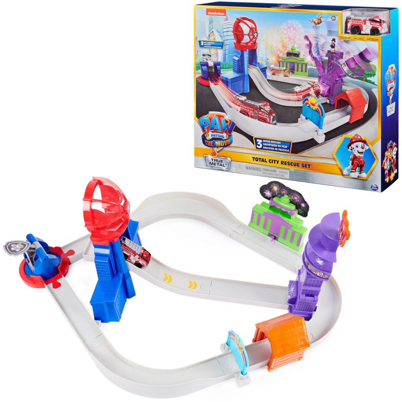 Spin Master Paw Patrol The Movie True Metal Adventure City