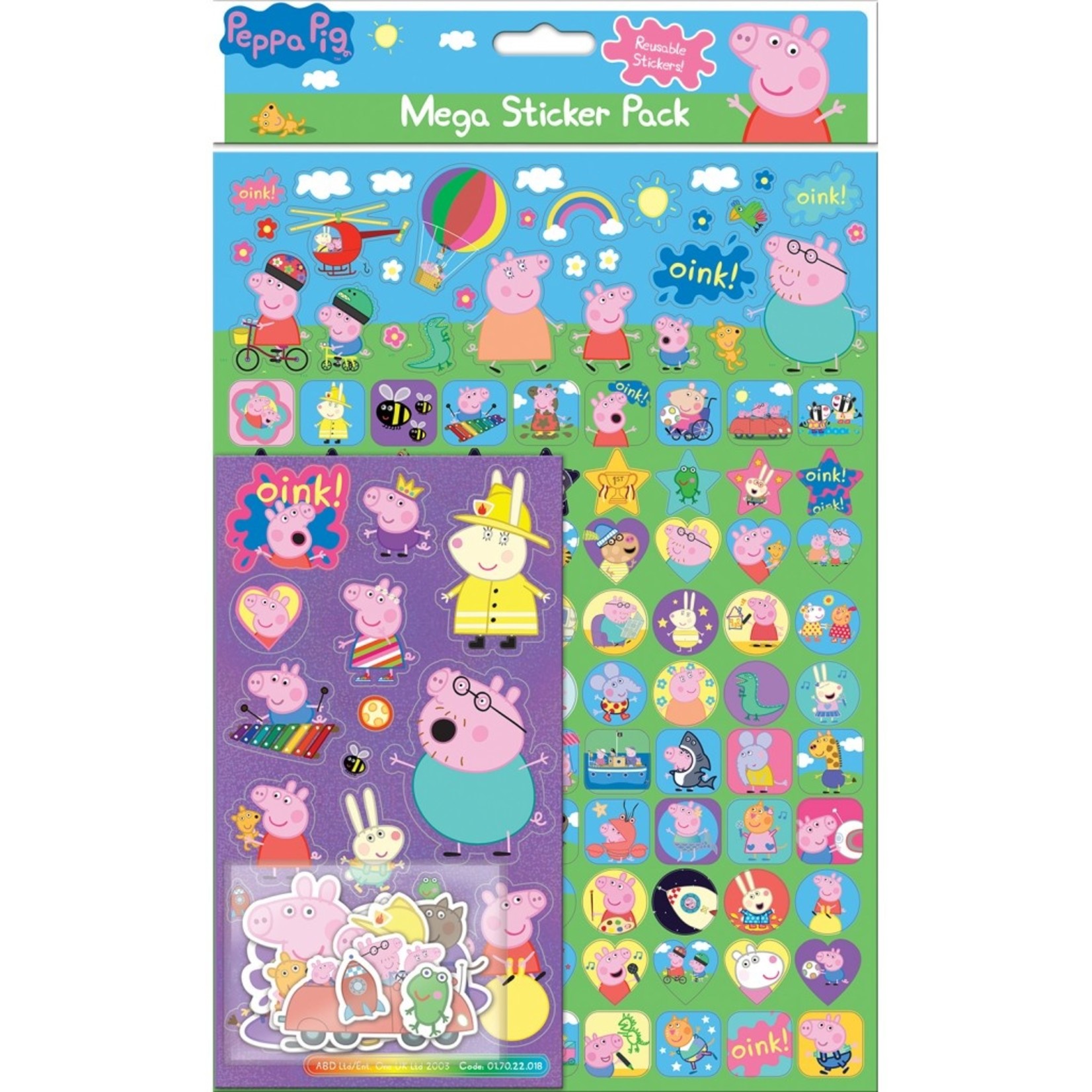 Paper Projects Peppa Pig Sticker Pack