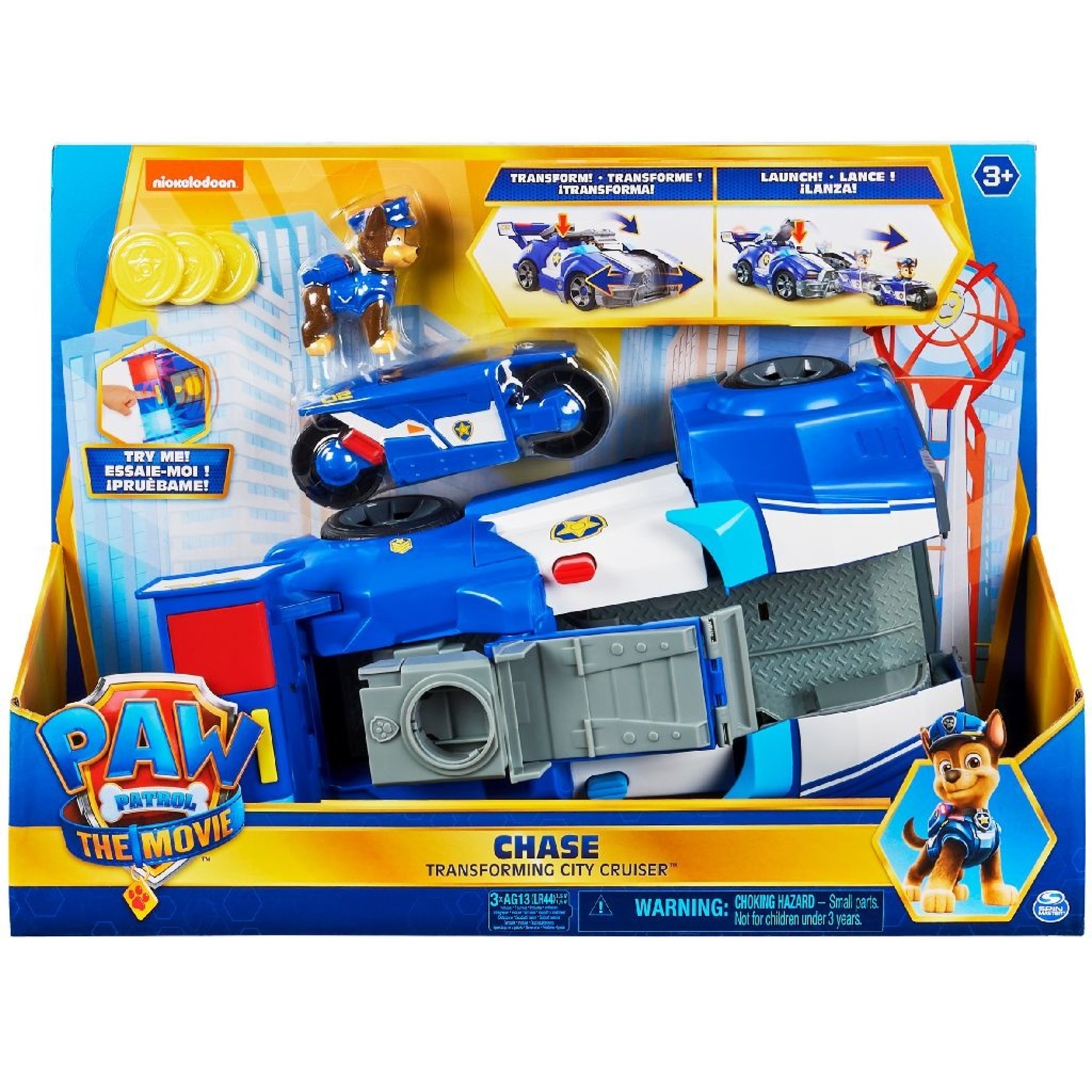 Spin Master Paw Patrol The Movie Chase's Deluxe Stadsvoertuig