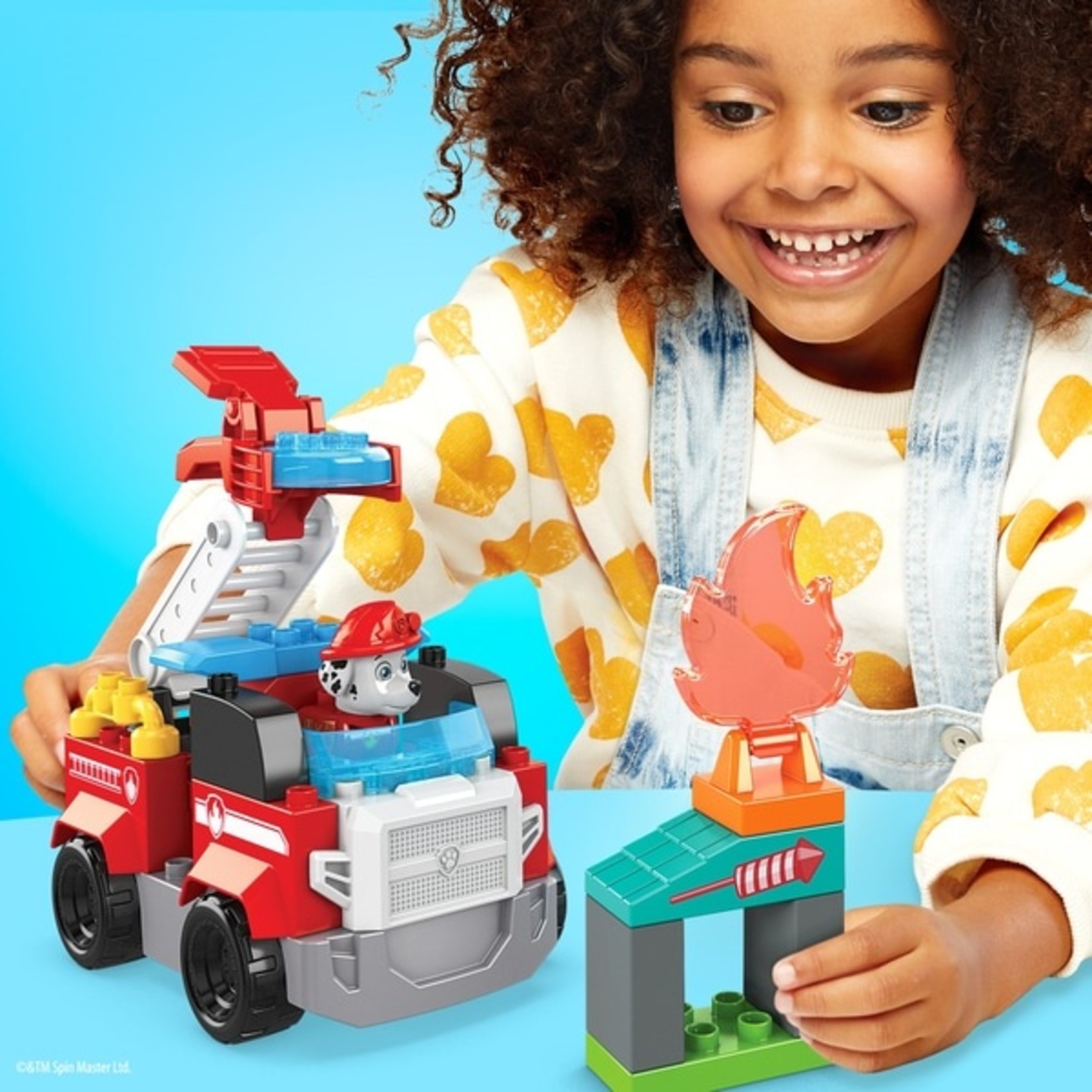 Fisher Price The Movie-Paw Patrol Mega Bloks Marshall's Brandweerwagen