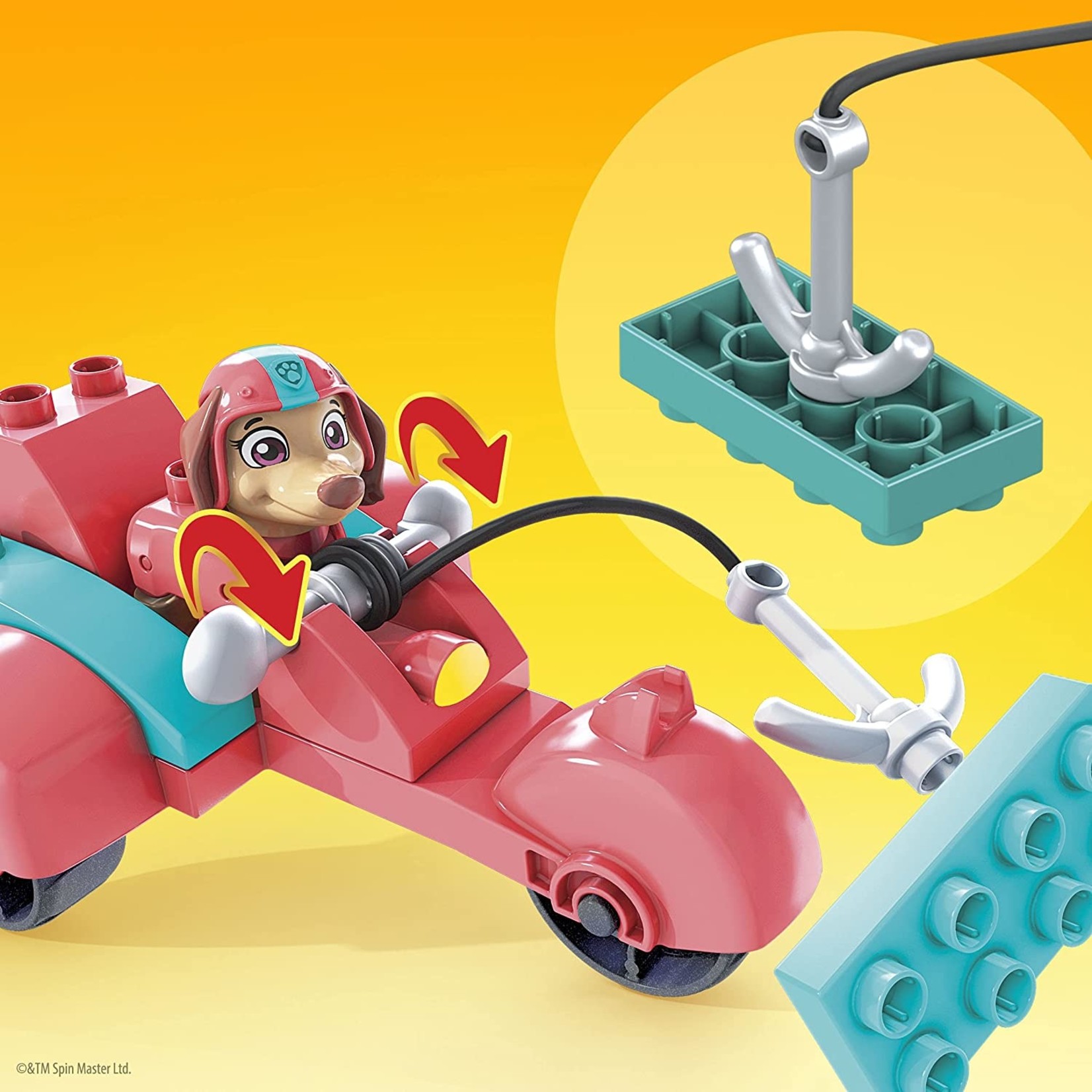 Fisher Price The Movie-Paw Patrol Mega Bloks Liberty's Scooter