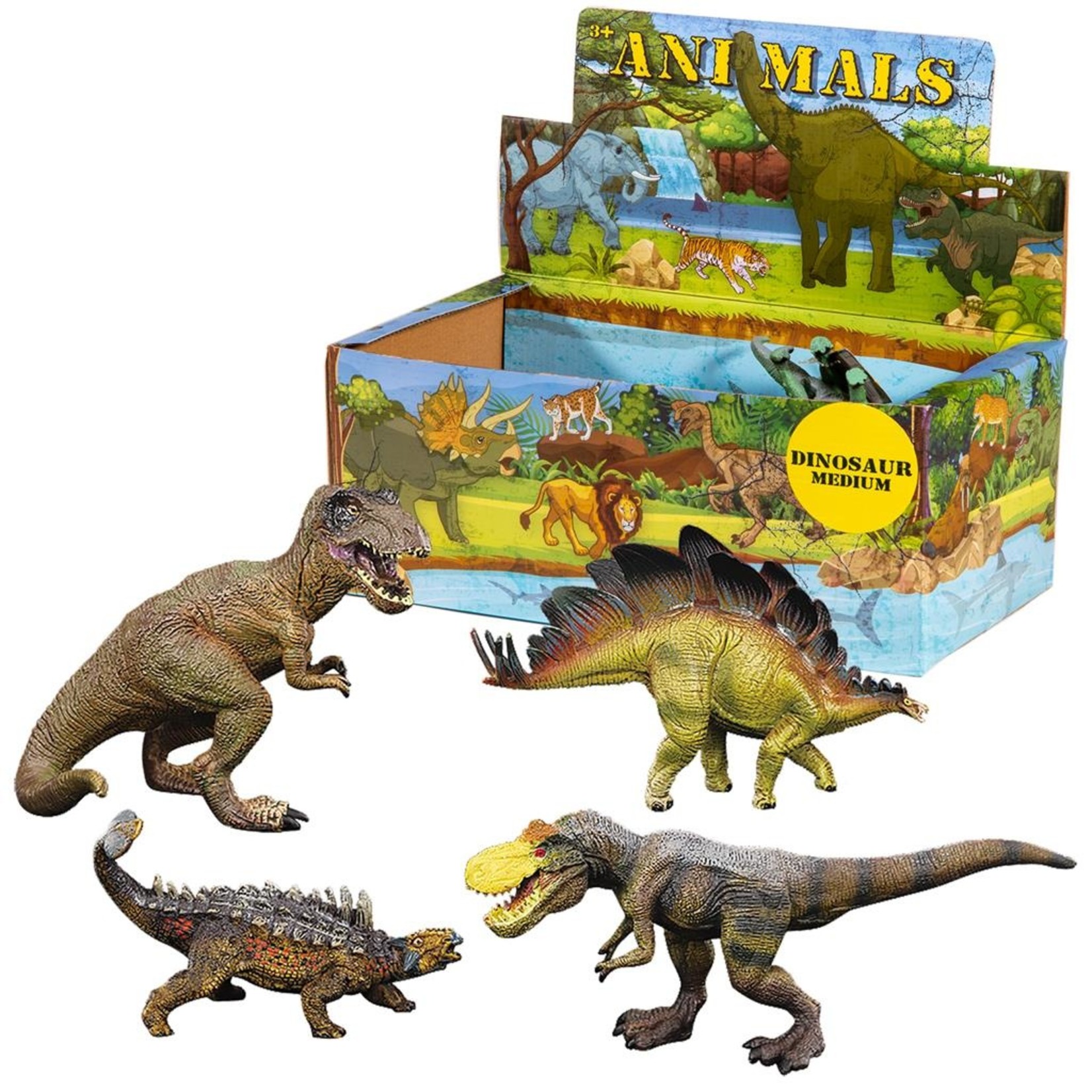 Dinosaurus Speelfiguur Medium Assorti 15-20 cm
