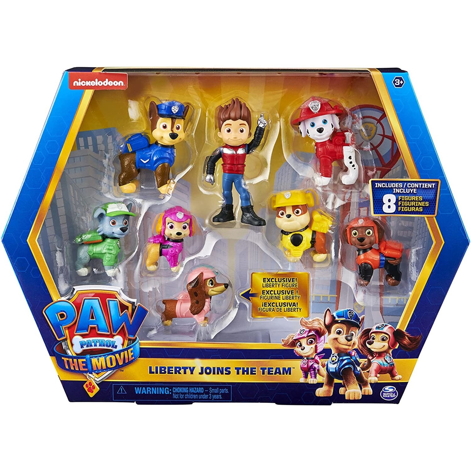 vasthoudend kwaadheid de vrije loop geven Kantine Paw Patrol The Movie Figuren Set 8 stuks - BreMaToys