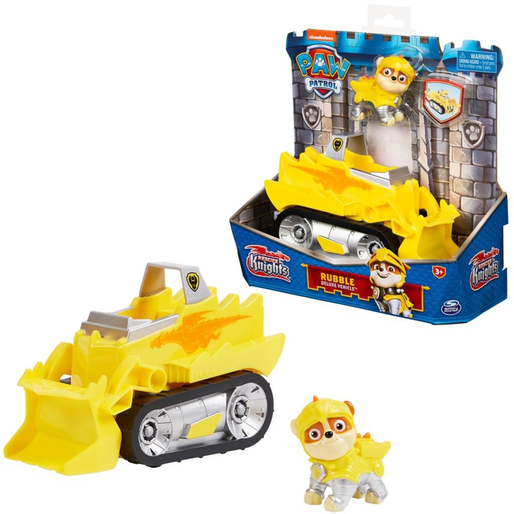 Spin Master Paw Patrol Rescue Knights Voertuig – Rubble