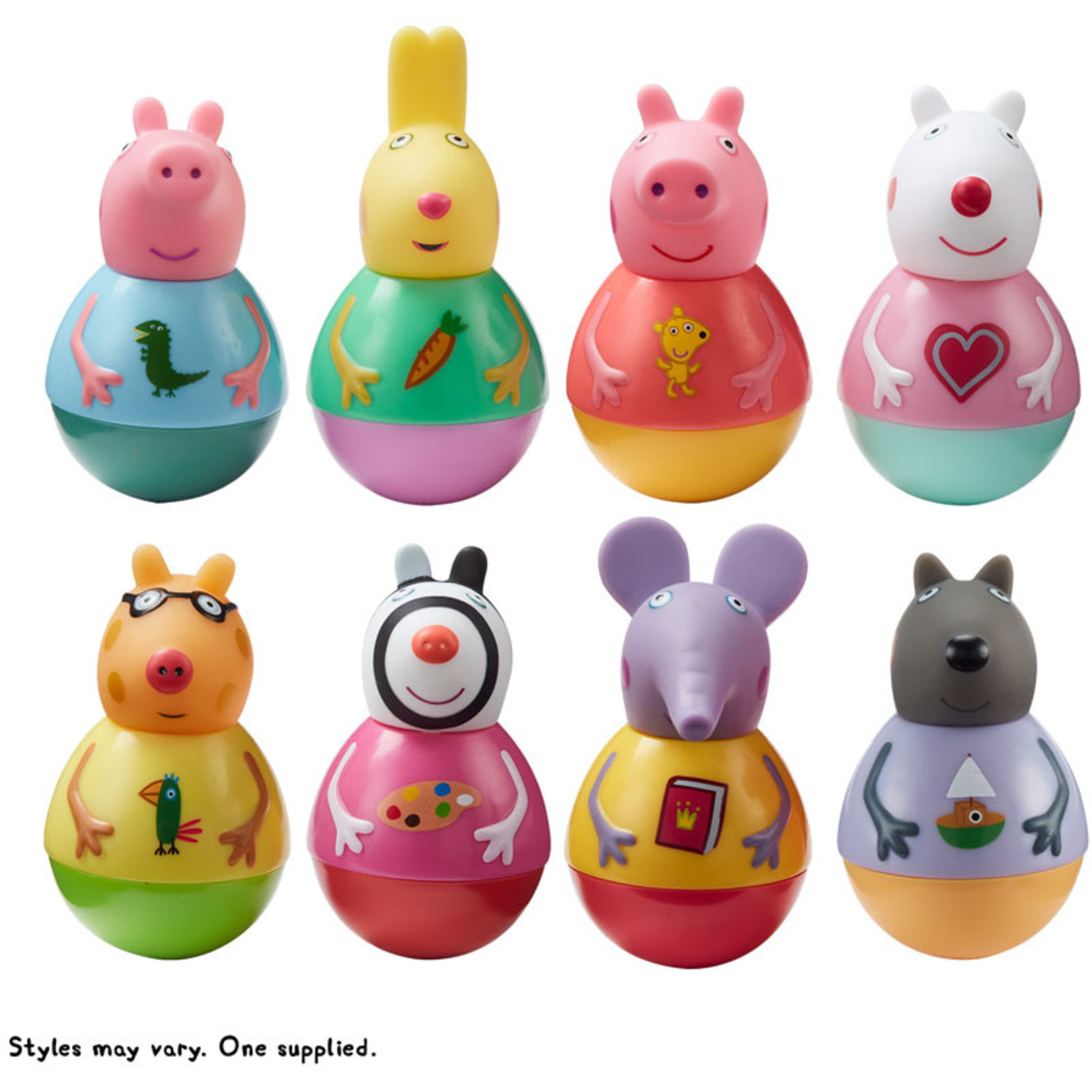 Peppa Pig Weebles Figuur - Peppa