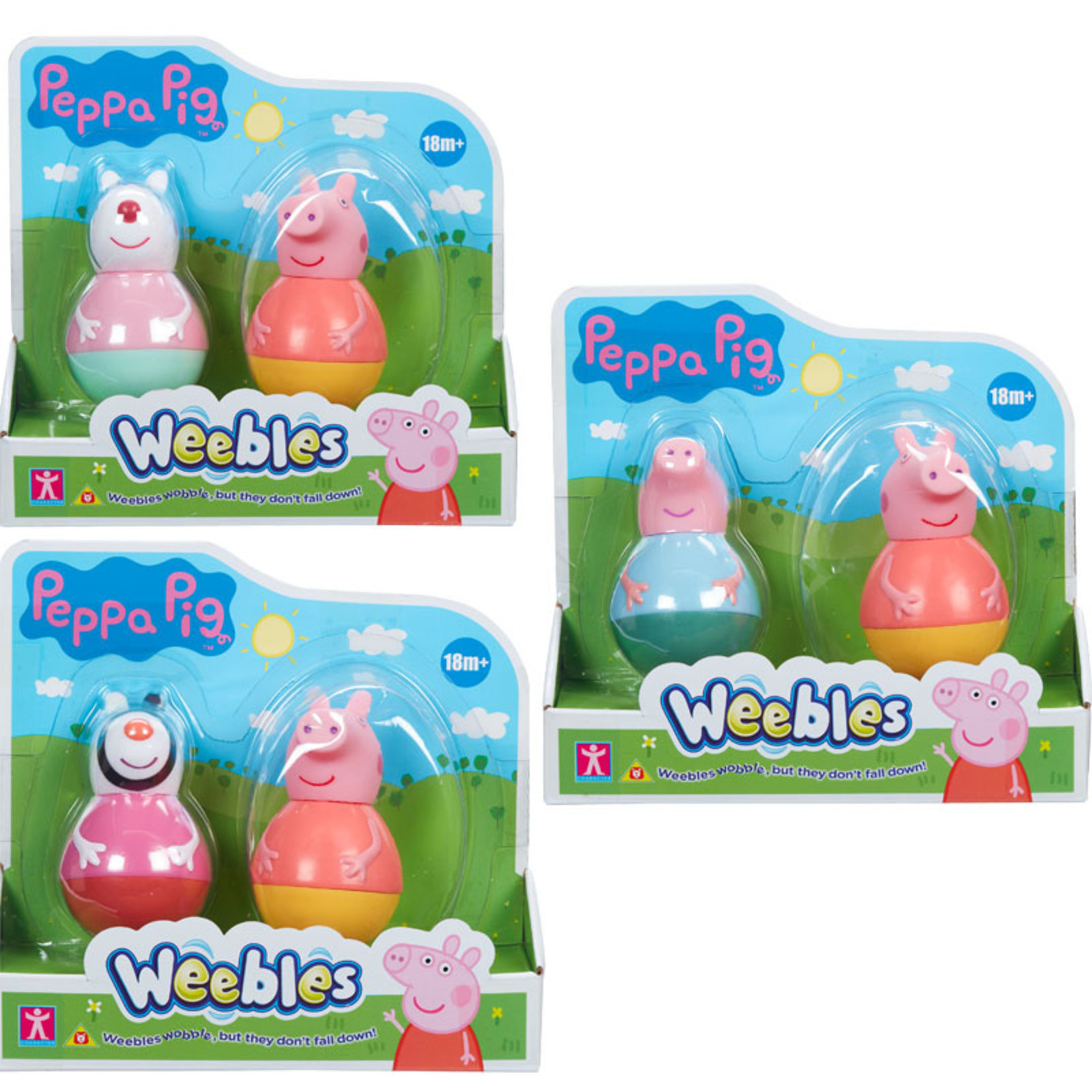 Weebles Peppa Pig Weebles Figuren Twin Set