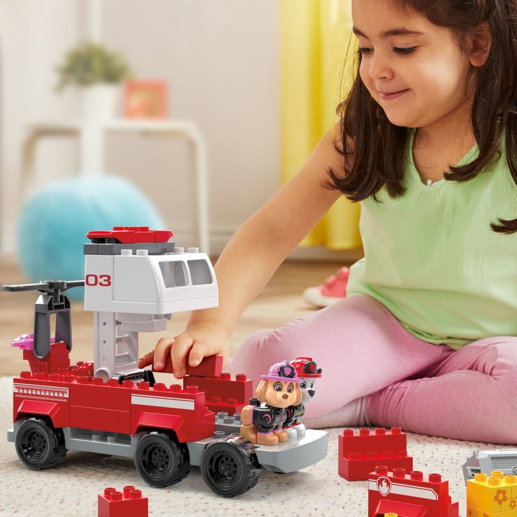 Mega Bloks Paw Patrol Mega bloks Marshalls Ultieme Brandweerwagen