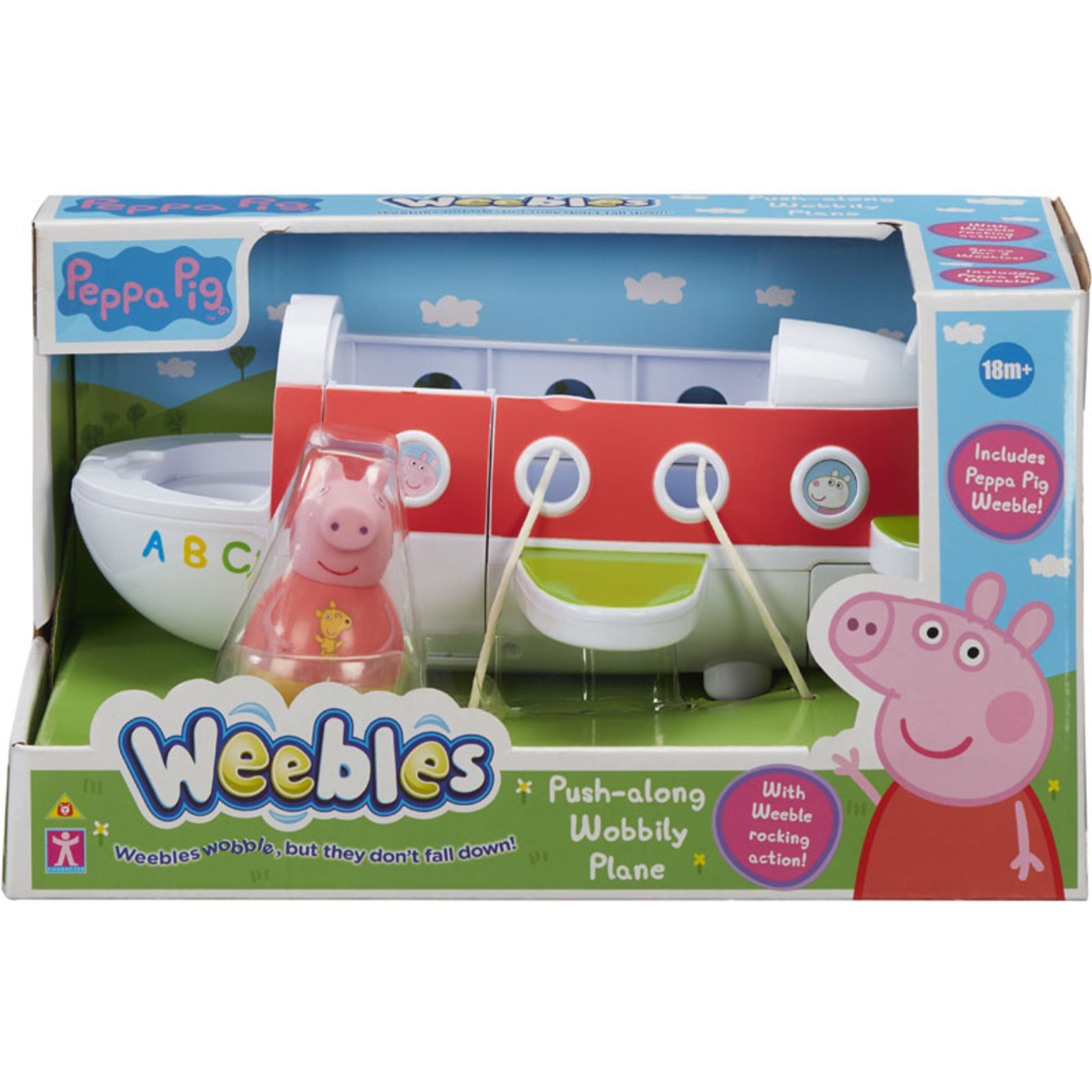 Character Peppa Pig Weebles Vliegtuig