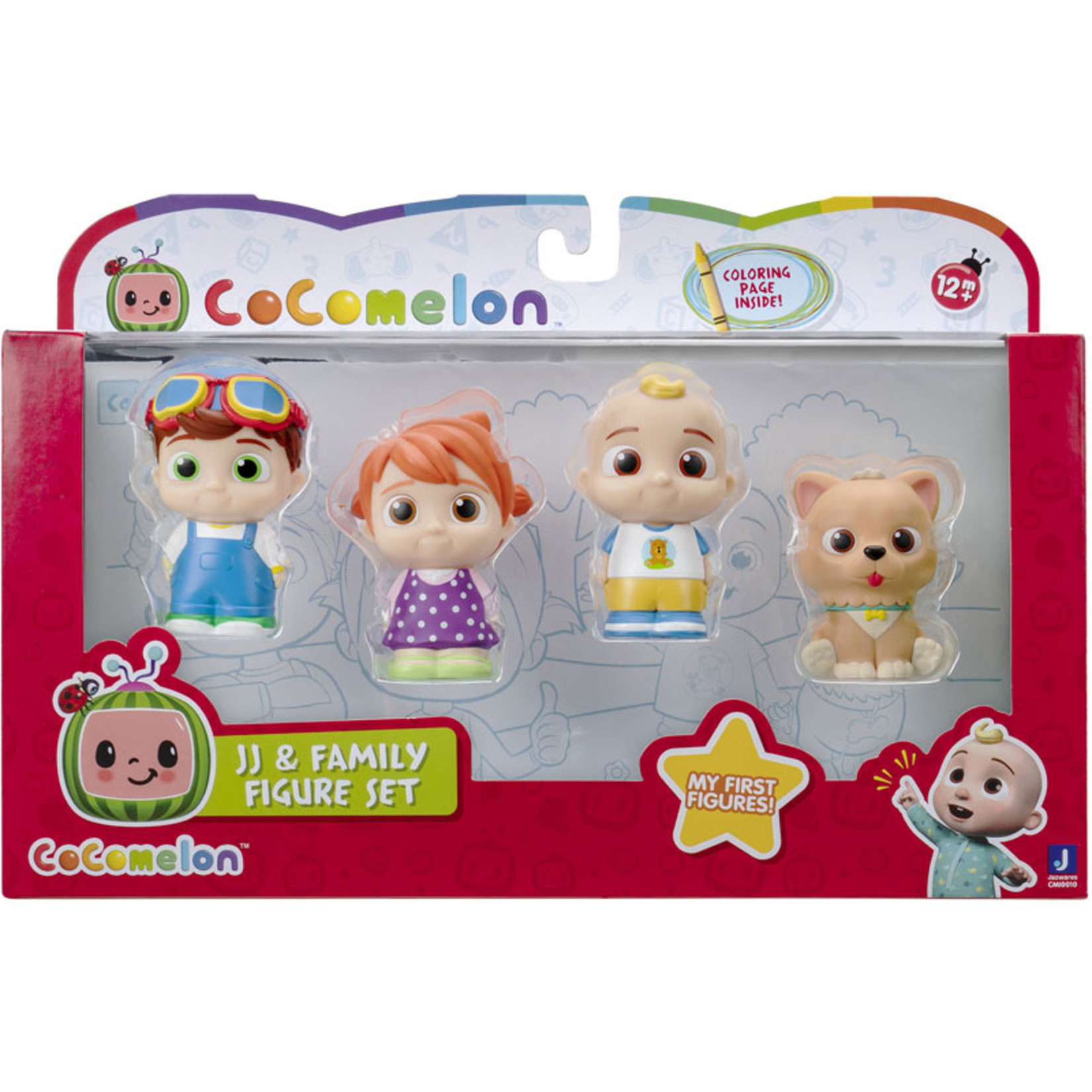 Jazwares Cocomelon Peuter Figuren – 4 delig