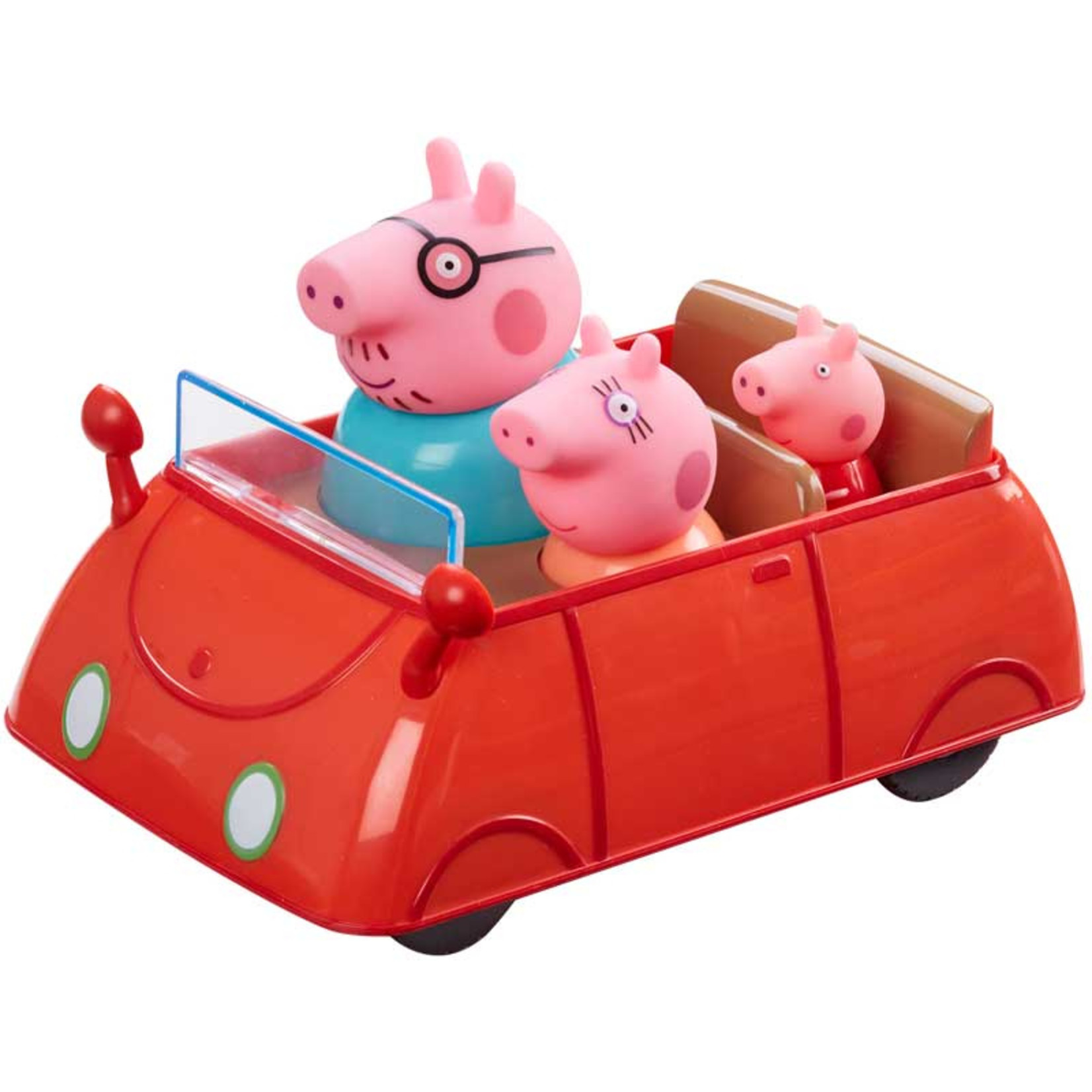 Peppa Peppa Pig en Opa Hond Sleepauto - Engels