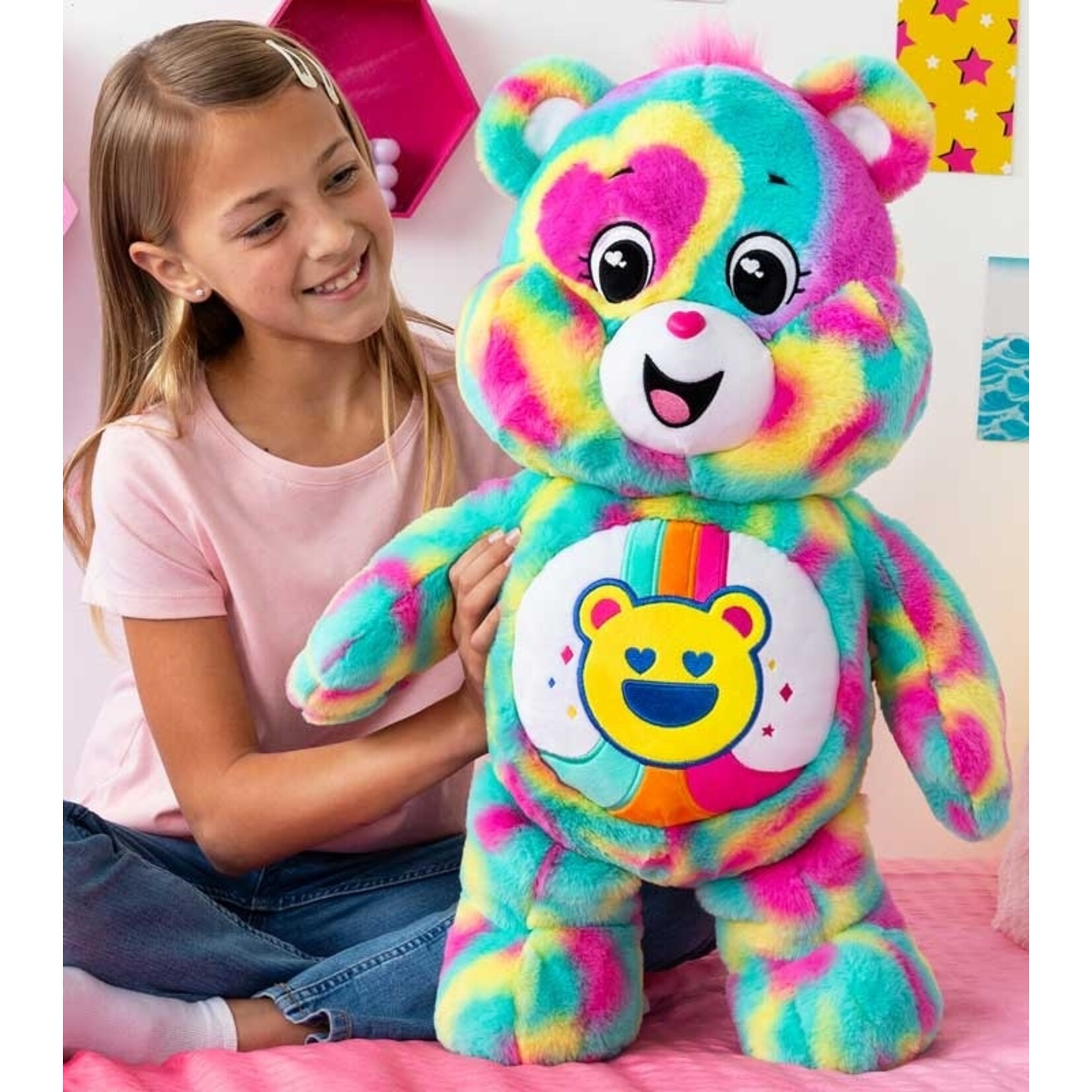 Troetelbeertjes Jumbo Knuffel 60 cm - Good Vibes Bear