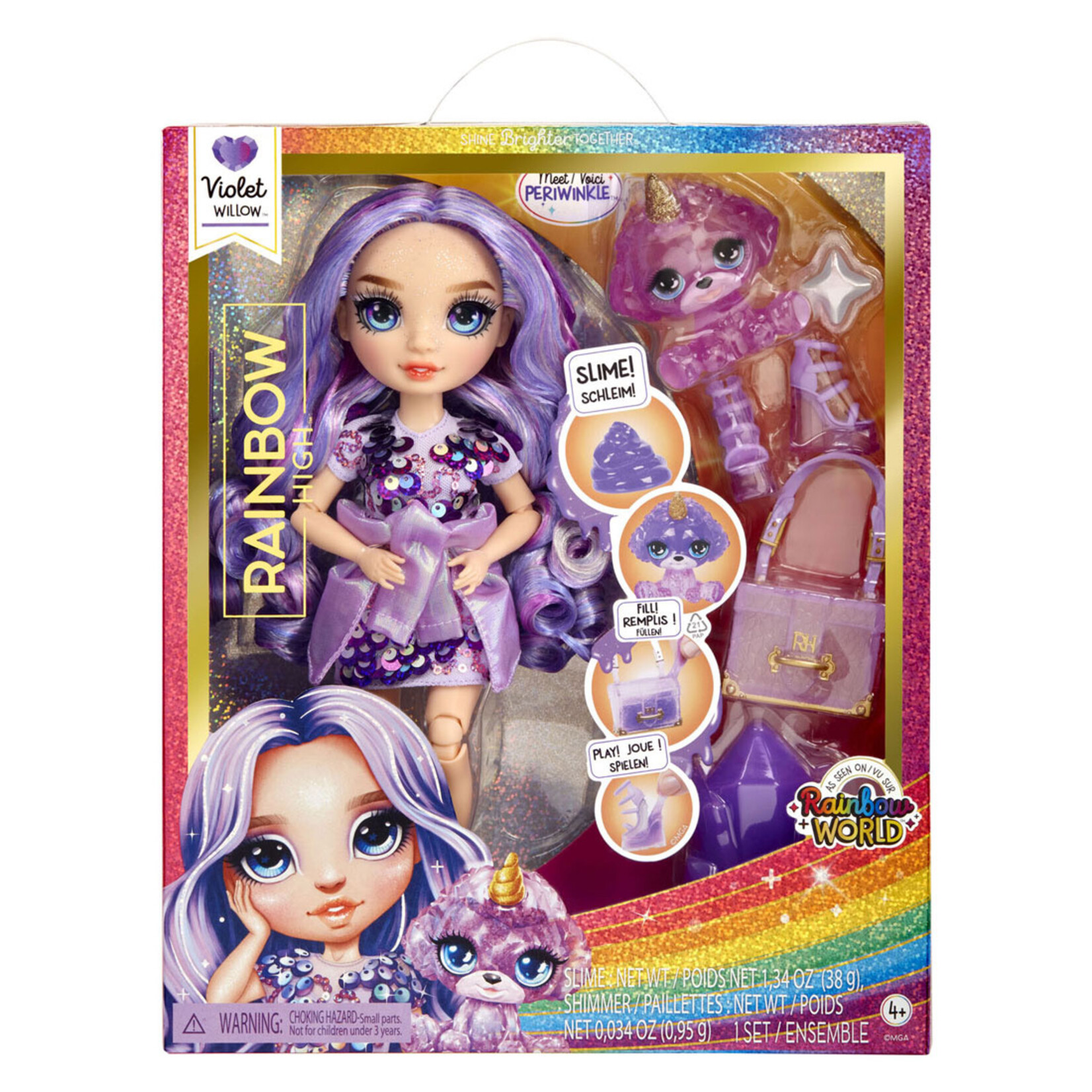 MGA Entertainment Rainbow High Classic Rainbow Fashion Violet