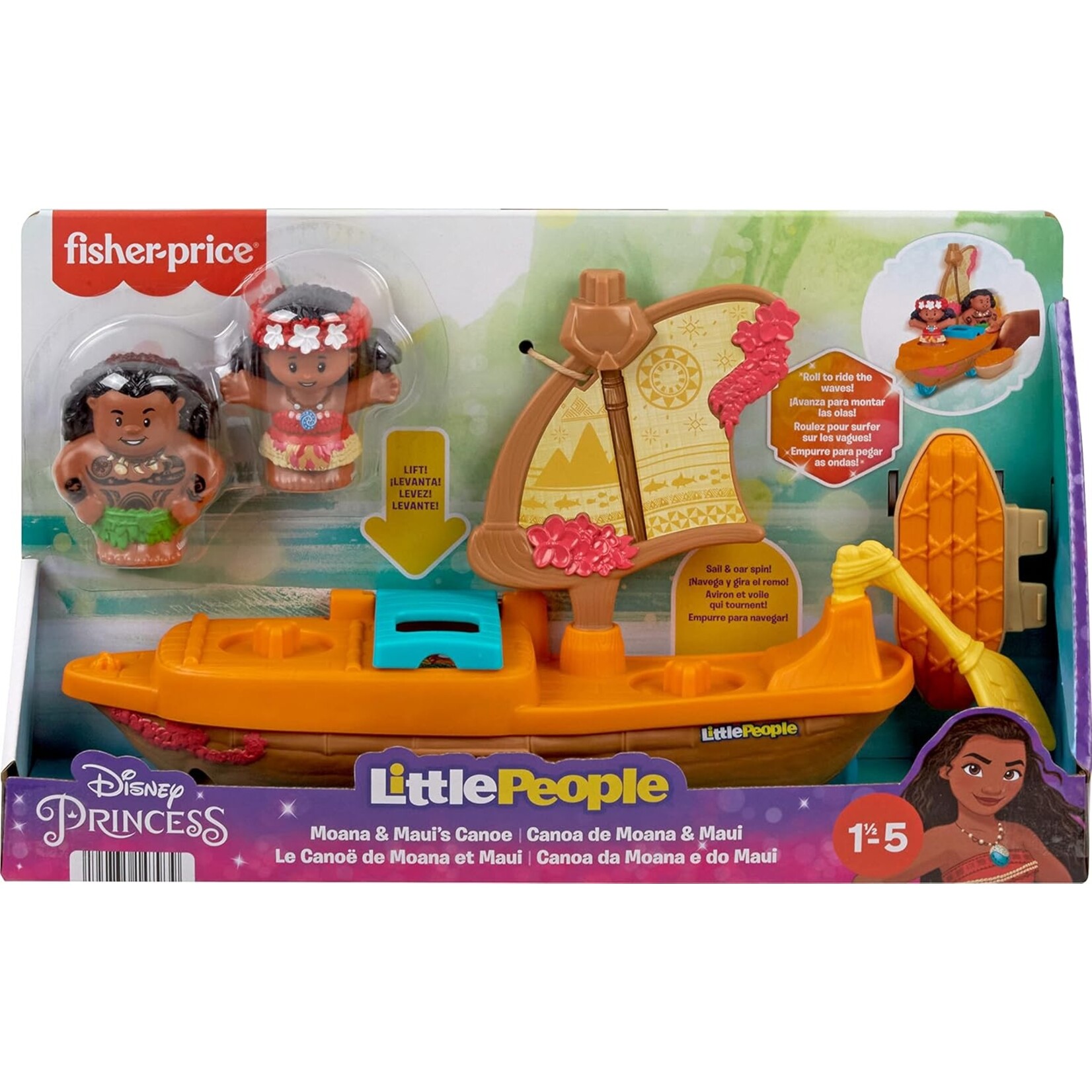 Little People - Moana & Maui Speelgoedboot