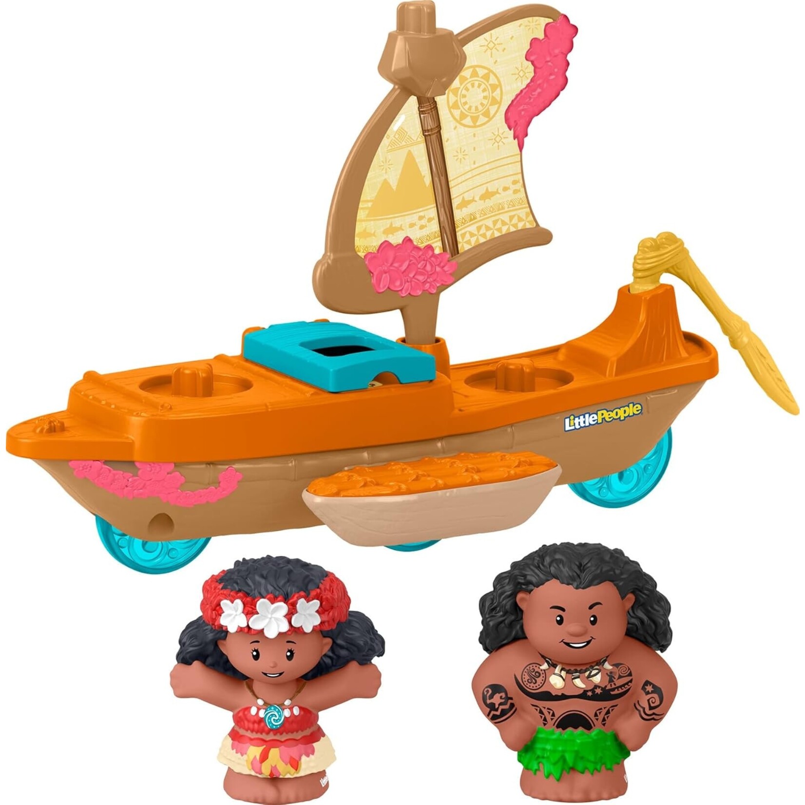 Little People - Moana & Maui Speelgoedboot