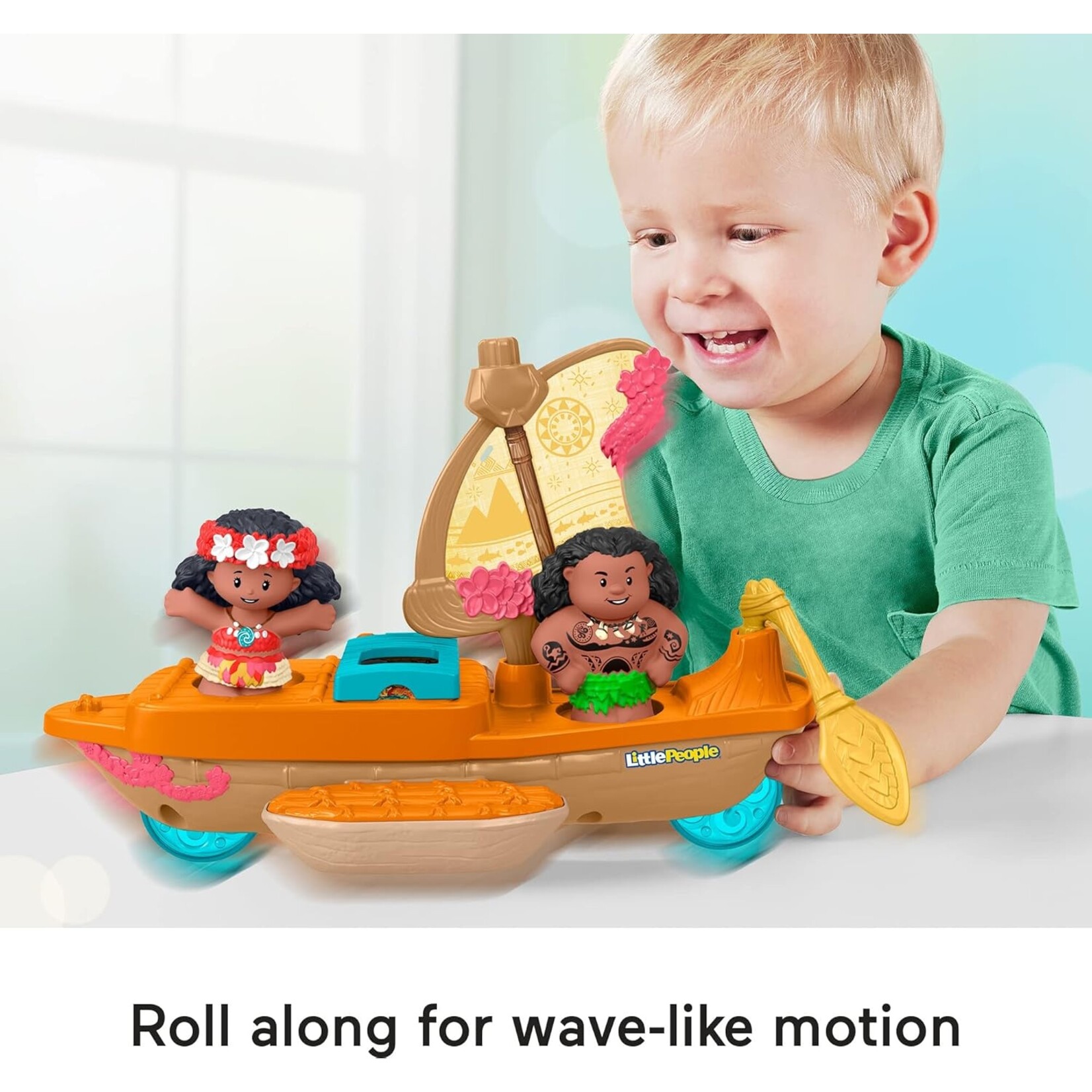 Little People - Moana & Maui Speelgoedboot