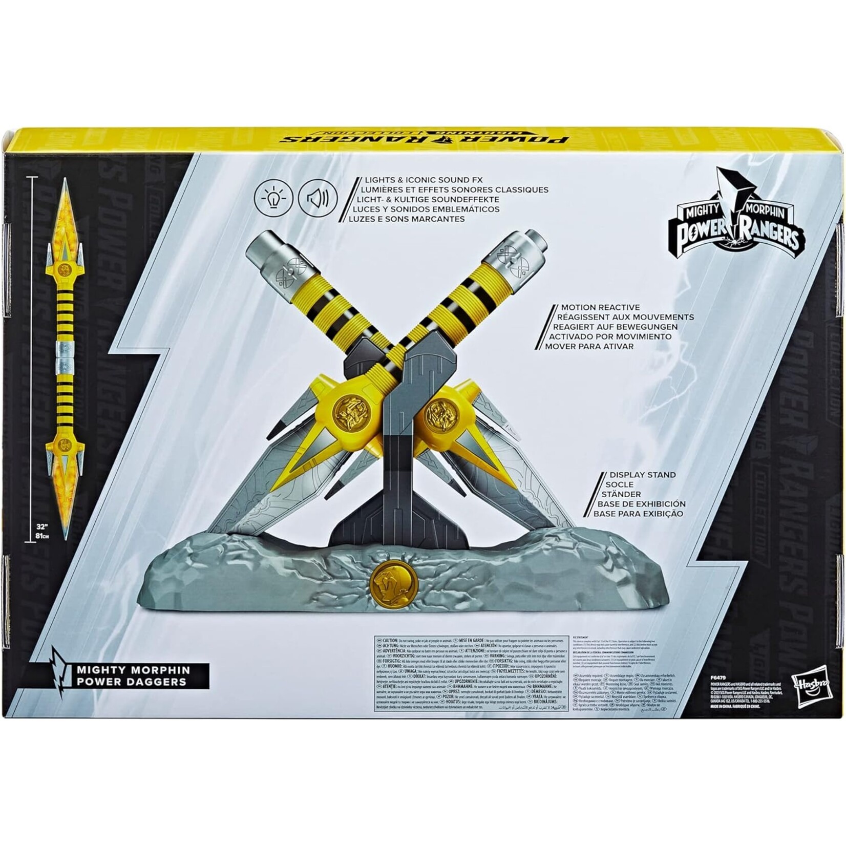 Power Rangers Yellow Ranger Power Daggers