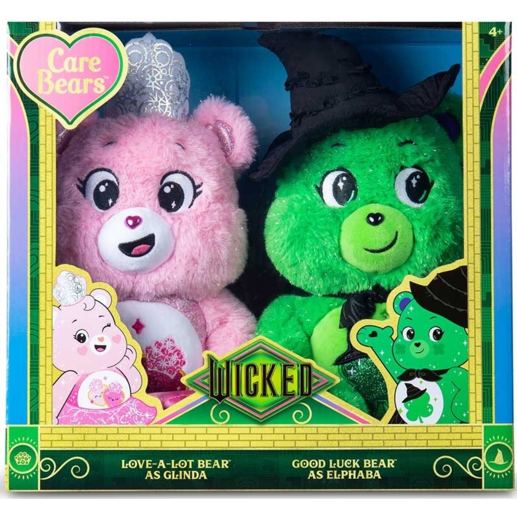 Troetelbeertjes knuffels 30 cm  Wicked - Glinda en Elphaba
