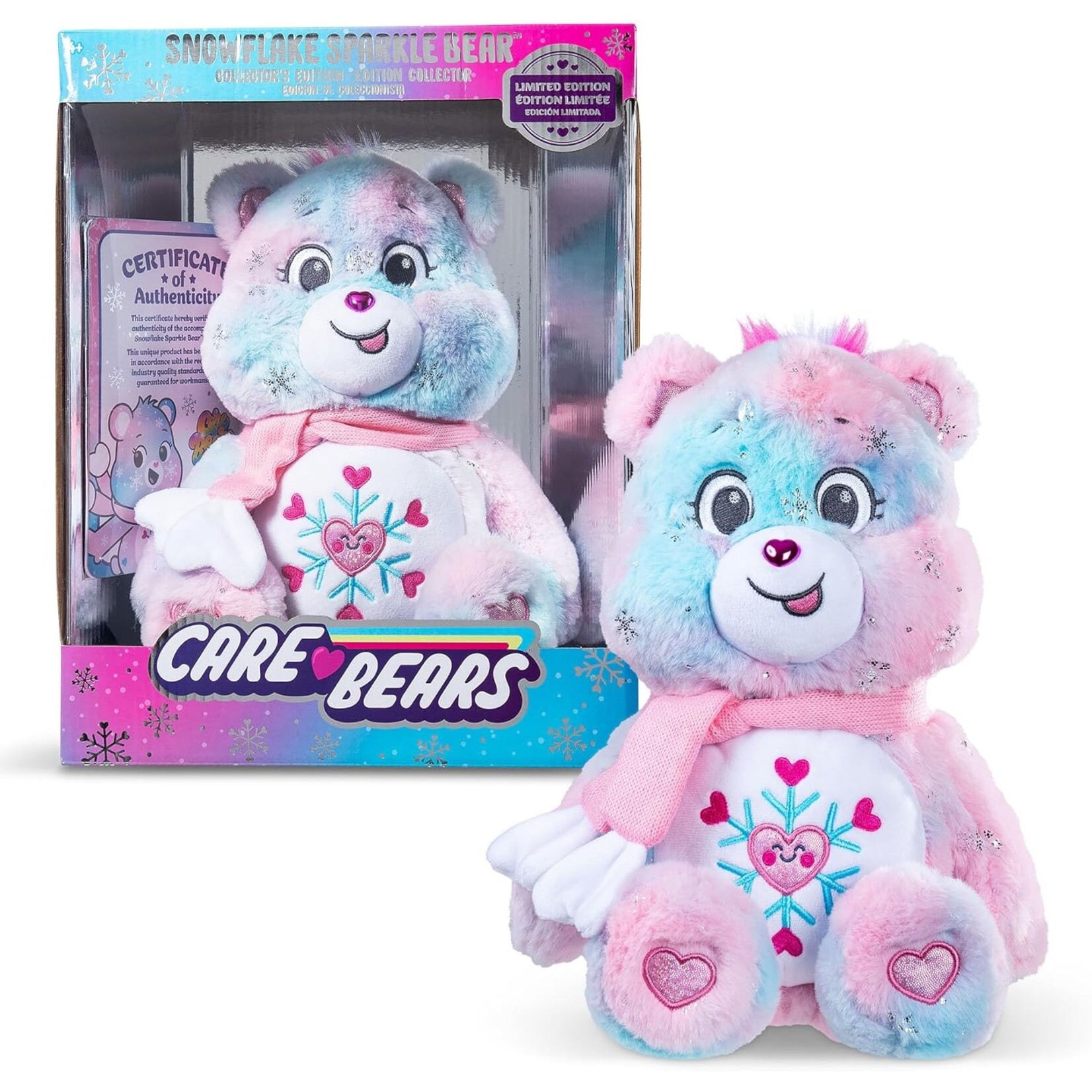 Limited Edition Troetelbeertjes 35 cm - Snowflake Sparkle Bear