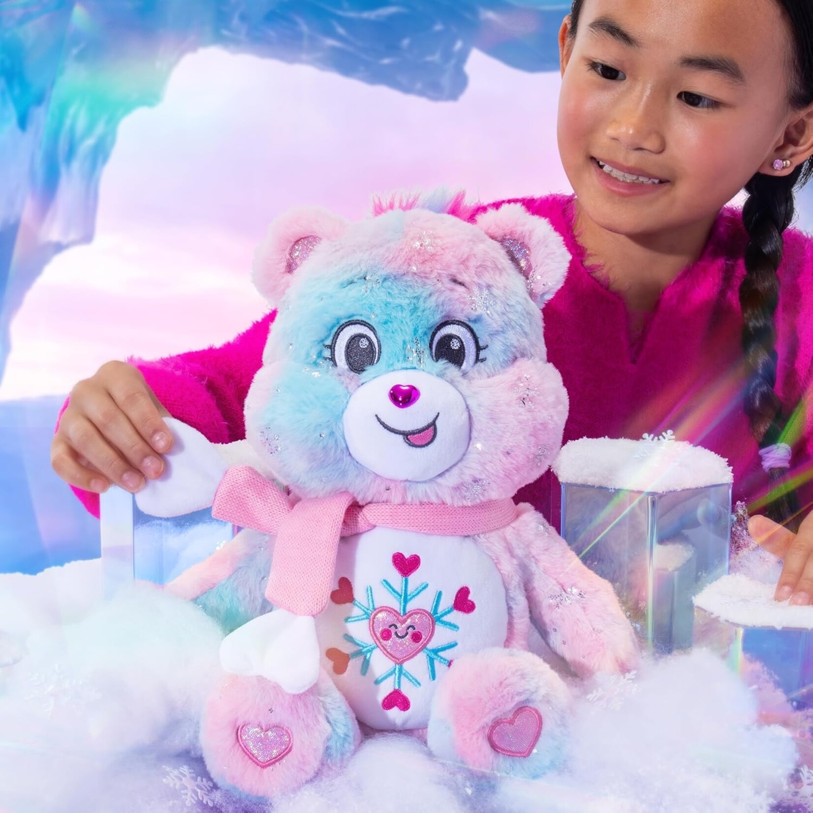 Limited Edition Troetelbeertjes 35 cm - Snowflake Sparkle Bear