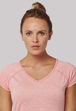 Proact Eco-Friendly Sportshirt Sportiva Donna  Marl Pink