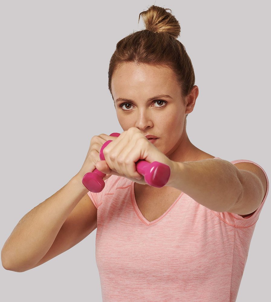 Proact Eco-Friendly Sportshirt Sportiva Donna  Marl Pink