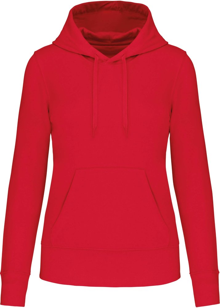 Kariban Eco-Friendly hoodie Dames Red