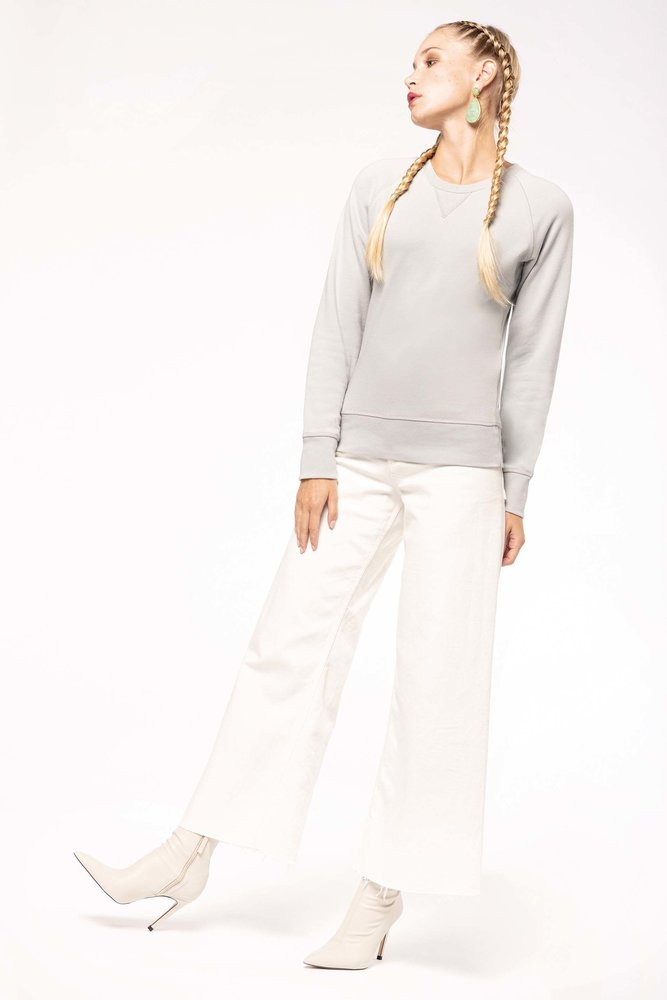 Kariban Eco-Friendly Sweater Dames Snow-Grey Kariban Eco-Friendly Sweater Dames Snow-Grey