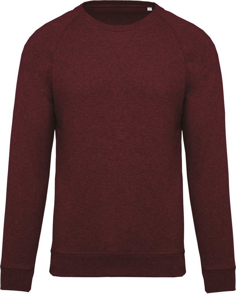 Kariban Eco-Friendly Sweater Heren Wine gemêleerd Kariban Eco-Friendly Sweater Heren Wine gemêleerd