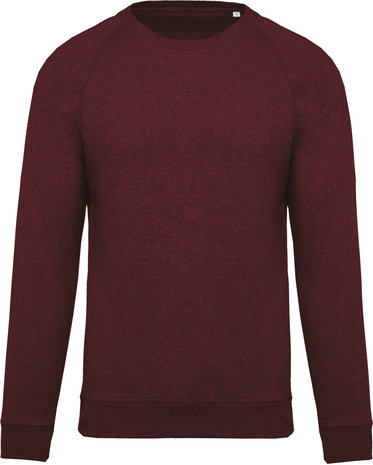 Kariban Eco-Friendly Sweater Heren Wine gemêleerd Kariban Eco-Friendly Sweater Heren Wine gemêleerd