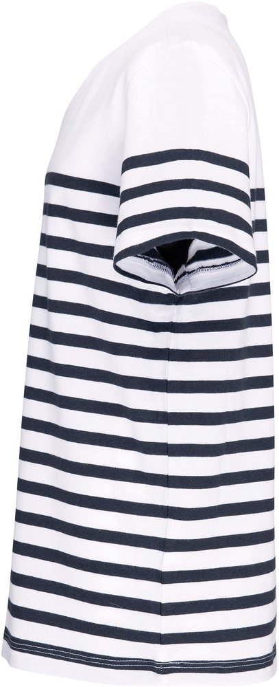 Kariban Eco-Friendly  Marine-t-shirt KIDS Wit-Navy Kariban Eco-Friendly  Marine-t-shirt KIDS Wit-Navy