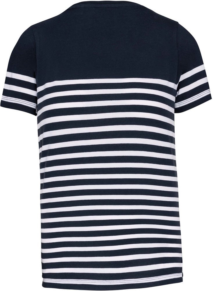 Kariban Eco-Friendly  Marine-t-shirt KIDS Navy - Wit Kariban Eco-Friendly  Marine-t-shirt KIDS Navy - Wit