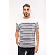 Kariban Eco-Friendly Marine-t-shirt HEREN Wit-Navy Kariban Eco-Friendly Marine-t-shirt HEREN Wit-Navy