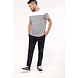 Kariban Eco-Friendly Marine-t-shirt HEREN Wit-Navy Kariban Eco-Friendly Marine-t-shirt HEREN Wit-Navy
